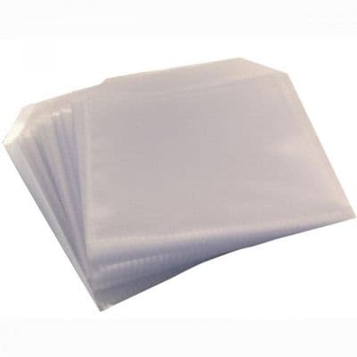 100  x 70 Micron CD DVD Plastic Sleeves