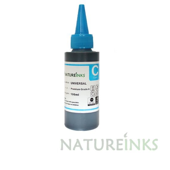 100ml Natureinks Premium Cyan Dye Based refill Bottle