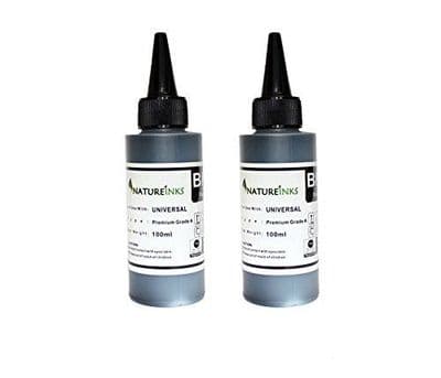 200ml Natureinks Premium Black Dye Based refill Bottle