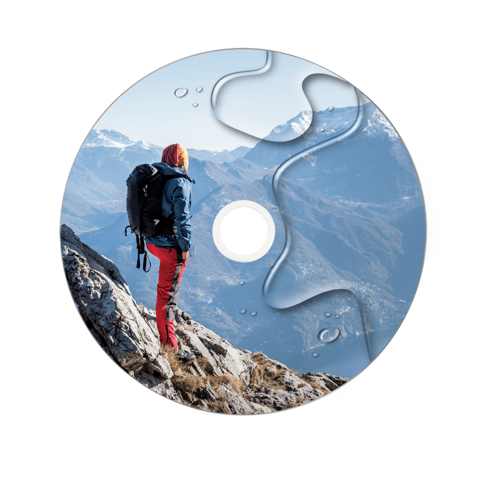 25 JVC CD Gloss Printable WaterProof Blank CD-R 52x 700MB 80 mins discs ...