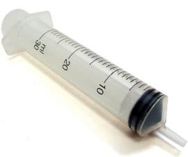 30ml Syringes with extended nozzle