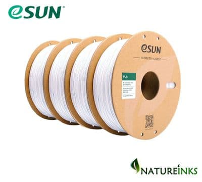 4 x eSUN COLD WHITE Enhanced Toughness PLA Plus + 3D printer 1.75mm Filament 4kg