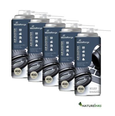 5 MediaRange Compressed Air Duster Dust Off MR724  400ml