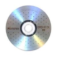 5 Memorex DVD+R DL 2.4x DVD Dual Double Layer Discs 8.5GB 240 mins RECORDER