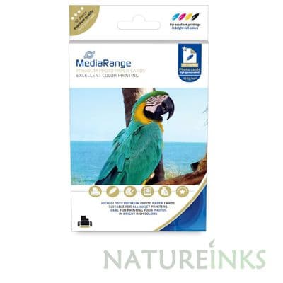 50 MediaRange 100mm x 150mm 150gsm 4 x 6 A6 Gloss Inkjet Photo Paper MRINK115