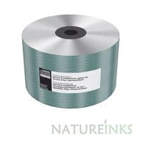 50 Mediarange Blank Mini CD Discs 8cm CD-R 25min THERMAL Shiny Silver Printable MR258-U