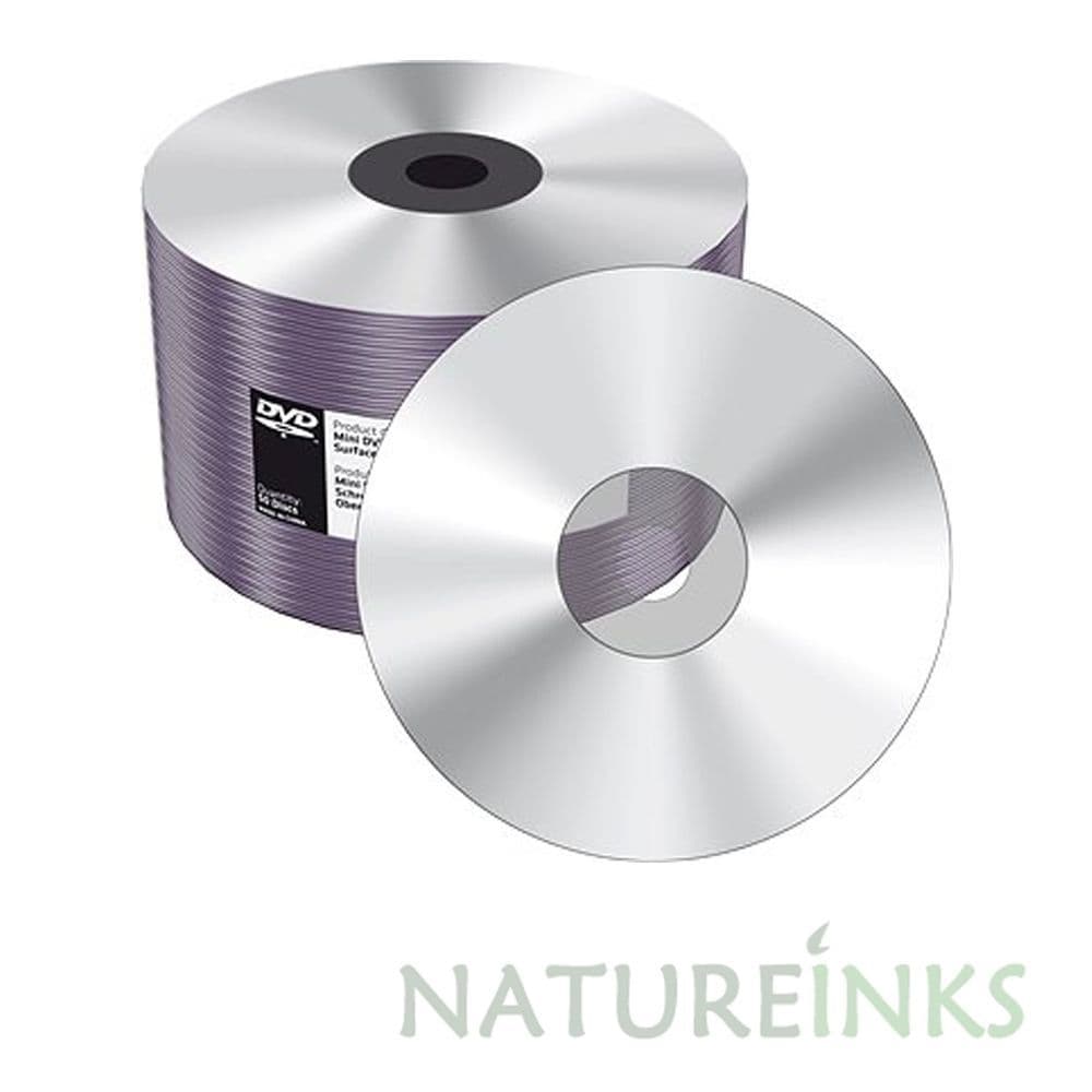 50 Mediarange Blank Mini DVDR Discs 8cm 30 mins 1 4GB 4x Silver NON