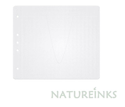 50 Mediarange fleece binder file standard pre punched holes double sided plastic sleeve BOX60