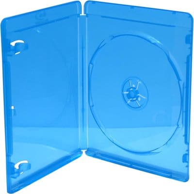 50 Mediarange Single Slim Blu Ray Case 11mm Spine Empty Cover BOX38-50