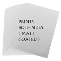 50 Sheet ICE 220 gsm Matt A4 DOUBLE Sided matte coated Professional PHOTO paper