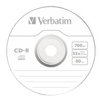 50 Verbatim Blank 43787 CD-R CD Extra Protection 700MB 52x 80Mins Shrinkwrap