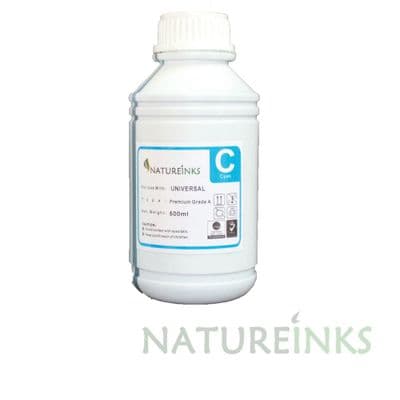500ml Natureinks Premium Cyan Dye Based refill ink Bottle
