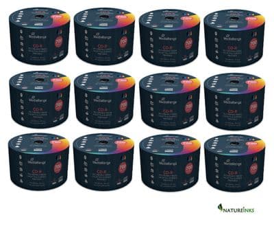 600 Mediarange Blank CD CD-R 52x 700MB 80min discs MR207 Hardcore tube