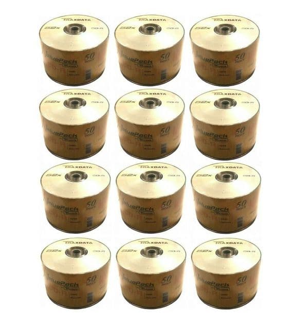 600  Traxdata Valuepack NON printable CD-R 52x