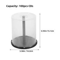Empty 100 CD/DVD cakebox
