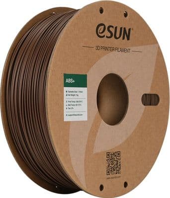 eSun 3D Printer BROWN ABS+ Filament Low Warping 1.75mm 1KG 2.2LB