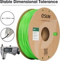 eSun 3D Printer PEAK GREEN ABS+ Filament Low Warping 1.75mm 1KG 2.2LB
