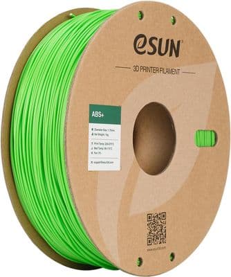 eSun 3D Printer PEAK GREEN ABS+ Filament Low Warping 1.75mm 1KG 2.2LB