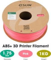 eSun 3D Printer PINK ABS+ Filament Low Warping 1.75mm 1KG 2.2LB