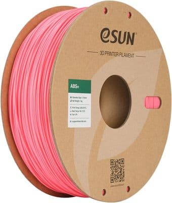 eSun 3D Printer PINK ABS+ Filament Low Warping 1.75mm 1KG 2.2LB