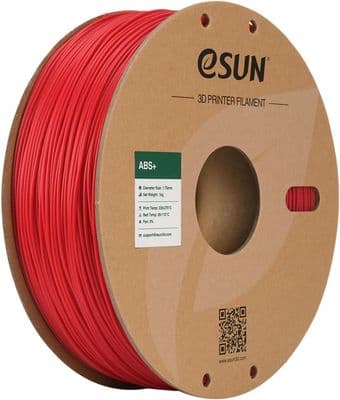 eSun 3D Printer RED ABS+ Filament Low Warping 1.75mm 1KG 2.2LB