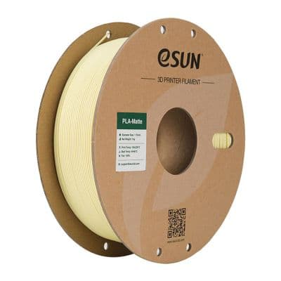 eSUN ALMOND YELLOW PLA Matte Filament 1.75mm Printer Filament 1KG