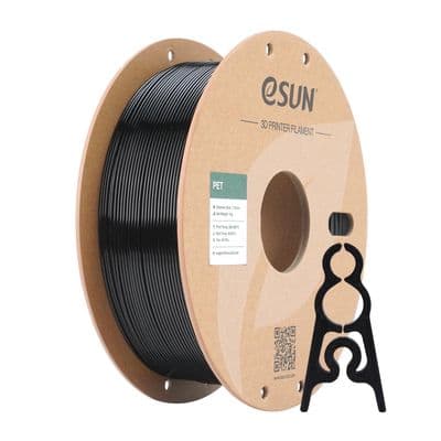 eSun Black 3D Printer PET Filament 1.75mm 1KG 2.2LB