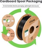 eSUN BLACK + COLD WHITE Enhanced Toughness PLA Plus + 3D printer 1.75mm Filament  2 kg