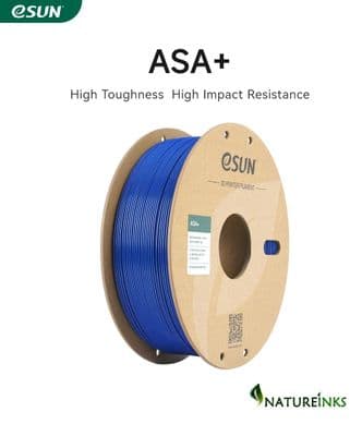 eSUN Blue ASA+ 3D Filament 1.75mm Weather Resistant Printer Filament 1KG