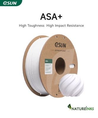 eSUN Cold White ASA+ 3D Filament 1.75mm Weather Resistant Printer Filament 1KG