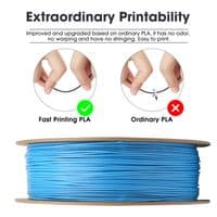 eSUN LIGHT BLUE PLA Basic 3D printer 1.75mm Filament 1 kg