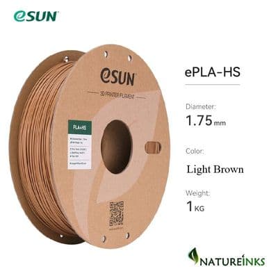 eSUN LIGHT BROWN ePLA+HS HIGH SPEED 3D printer 1.75mm Filament 1 kg