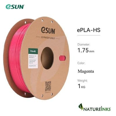 eSUN MAGENTA ePLA+HS HIGH SPEED 3D printer 1.75mm Filament 1 kg