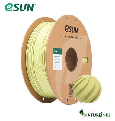 eSUN Mustard GREEN Enhanced Toughness PLA Plus + 3D printer 1.75mm Filament 1 kg