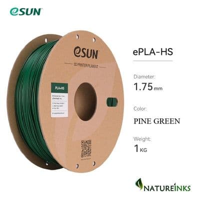eSUN PINE GREEN ePLA+HS HIGH SPEED 3D printer 1.75mm Filament 1 kg
