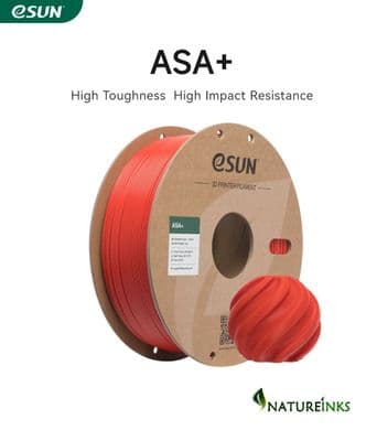 eSUN Red ASA+ 3D Filament 1.75mm Weather Resistant Printer Filament 1KG