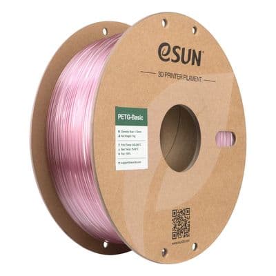 eSUN TRANSLUCENT LIGHT PINK PETG BASIC  3D printer 1.75mm Filament 1 kg