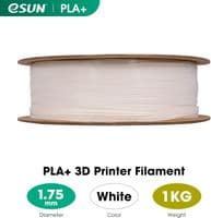 eSUN WHITE Enhanced Toughness PLA Plus + 3D printer 1.75mm Filament 1 kg