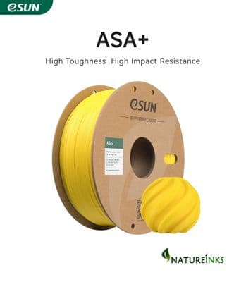 eSUN Yellow ASA+ 3D Filament 1.75mm Weather Resistant Printer Filament 1KG