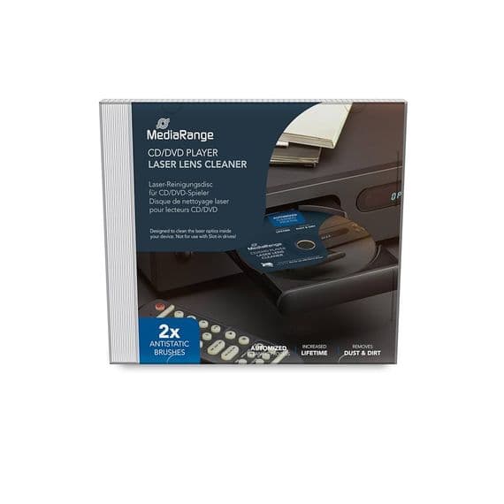 Mediarange CD DVD Player Lens Laser Head Dirt Dust Remover Cleaner Static Brush