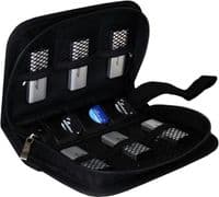 MediaRange Media storage wallet for 6 USB Flashdrives 3 SD Memory cards NYLON