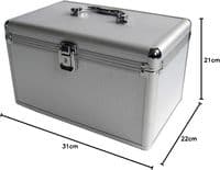 MediaRange Silver 200 DJ Storage case Box75
