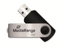 MediaRange Swivel Flash Drive Thumb Pen drive Stick 128GB USB 2.0 MR913 17MB/s