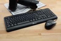 MediaRange Wired Keyboard and Mouse Set Combo MROS108-GR