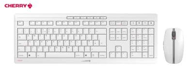 NEW ! CHERRY STREAM DESKTOP RECHARGE Wireless Keyboard and Mouse 2.4 GHz RF JD-8560GB-2 UK  Layout