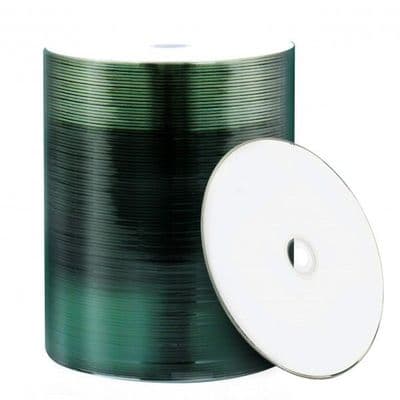 PROMOTION !  - 100 Mediarange White Printable Blank CD-R 700MB CD 80min 52x MR203-Shrink