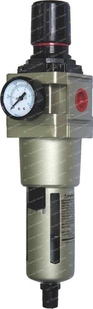 3/4 Outlet Filter Regulator c/w Gauge