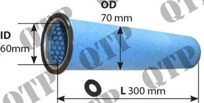 Air Filter JCB 3CX Inner