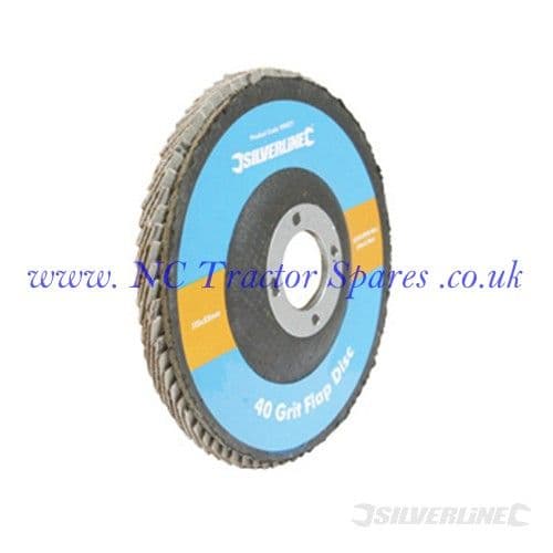 Aluminium Oxide Flap Disc 115mm 40 Grit Silverline
