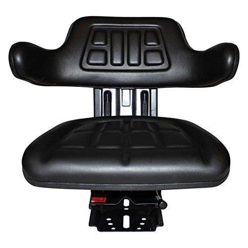 Black Vinyl Seat - Sliding Base - Angle Adjustment